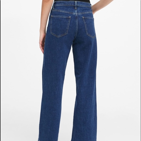 BANANA REPUBLIC High-Rise Wide-Leg Button Fly Jean - Picture 2 of 14